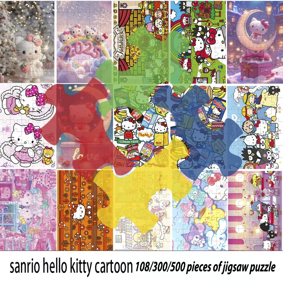 108/300/500 шт. Sanrio hello kitty пазлы деревянные цельные пазлы для взрослых детей развивающие игрушки подарки
108/300/500 шт. Sanrio hello kitty пазлы деревянные цельные пазлы для взрослых детей развивающие игрушки подарки