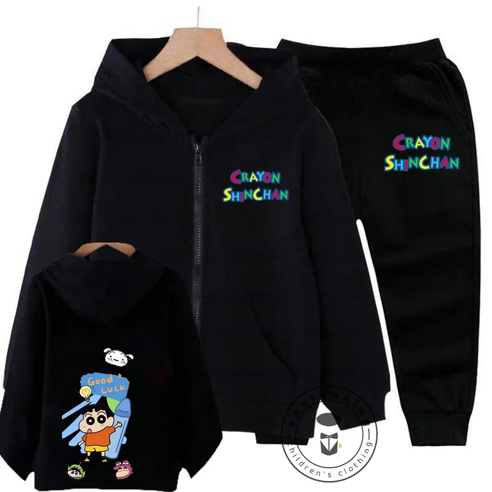 2024 Autumn/Winter Crayon Shin-chan Printed Children's Hoodie Boys and Girls Cartoon Hoodie Children's Sportswear Zipper Set
2024 Autumn/Winter Crayon Shin-chan Printed Children's Hoodie Boys and Girls Cartoon Hoodie Children's Sportswear Zipper Set