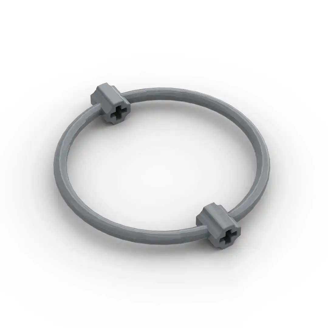 Small particle building block MOC 79851 circle ring belt 2 cross shaft hole connector, miniature accessories ring diameter 7L
Small particle building block MOC 79851 circle ring belt 2 cross shaft hole connector, miniature accessories ring diameter 7L