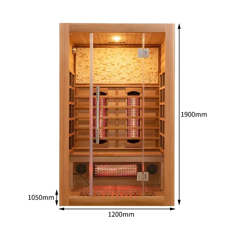 A17 Steam room Wooden dry Sauna room Far infrared light wave room Single body
A17 Steam room Wooden dry Sauna room Far infrared light wave room Single body