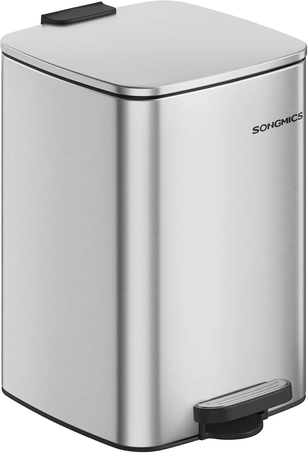 5.2-Gallon Stainless Steel Trash Can with Inner Bucket, Soft Close & Stays Open, Silver
5.2-Gallon Stainless Steel Trash Can with Inner Bucket, Soft Close & Stays Open, Silver