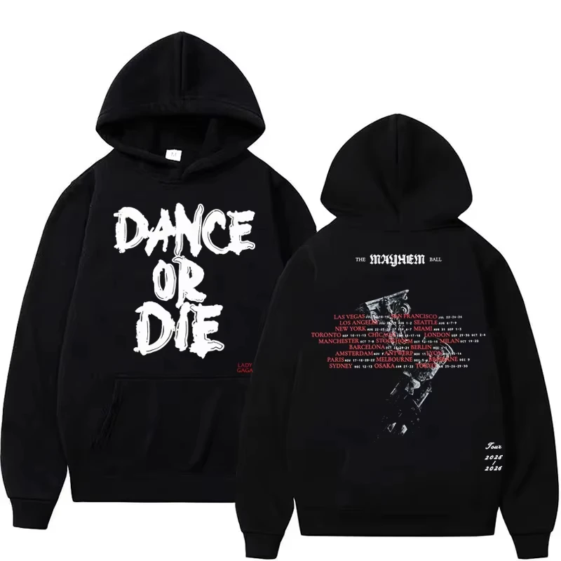 2026 Новые зимние толстовки с капюшоном LADY GAGA Fan The MAYHEM BALL Tour, пуловеры DANCE OR DIE, винтажные модные толстовки в стиле хип-хоп большого размера
2026 Новые зимние толстовки с капюшоном LADY GAGA Fan The MAYHEM BALL Tour, пуловеры DANCE OR DIE, винтажные модные толстовки в стиле хип-хоп большого размера