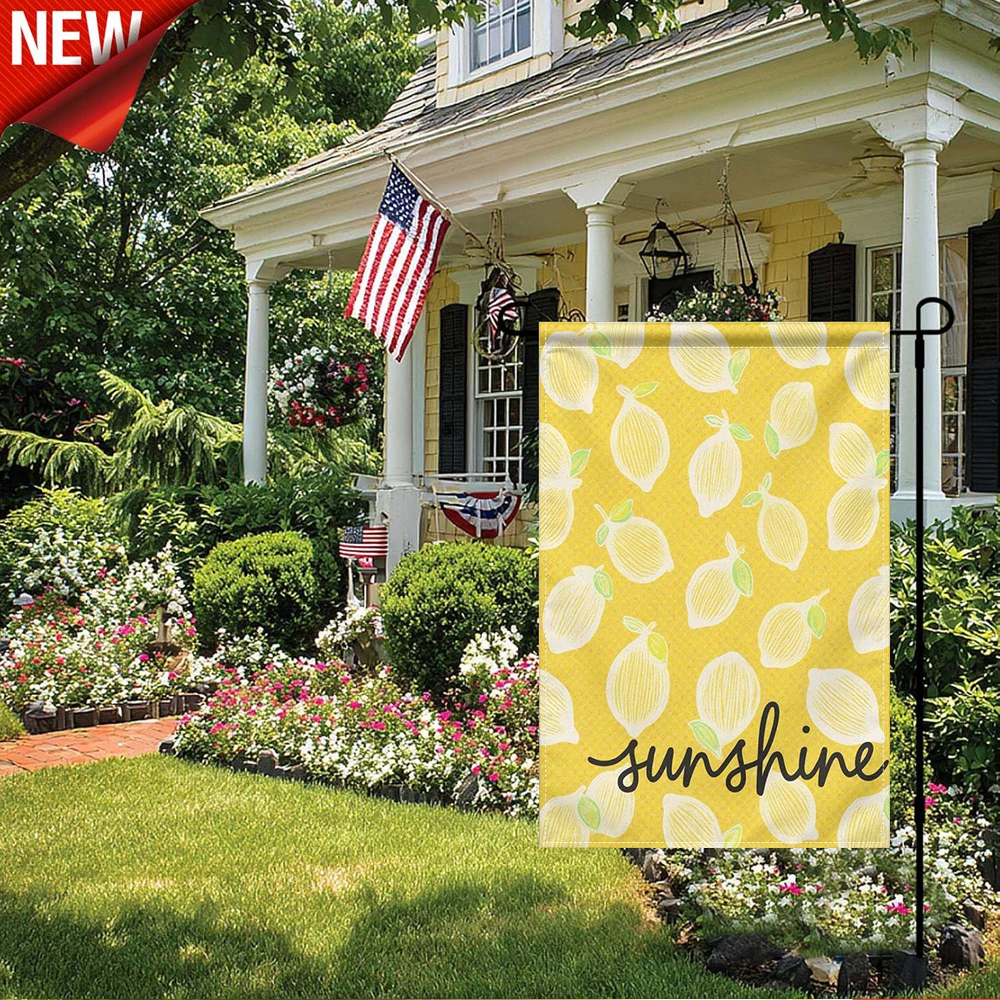 1PC, Sunshine Lemon Print Garden Flag Summer Fruit Pattern Outdoor Yard Decorative Flag
1PC, Sunshine Lemon Print Garden Flag Summer Fruit Pattern Outdoor Yard Decorative Flag