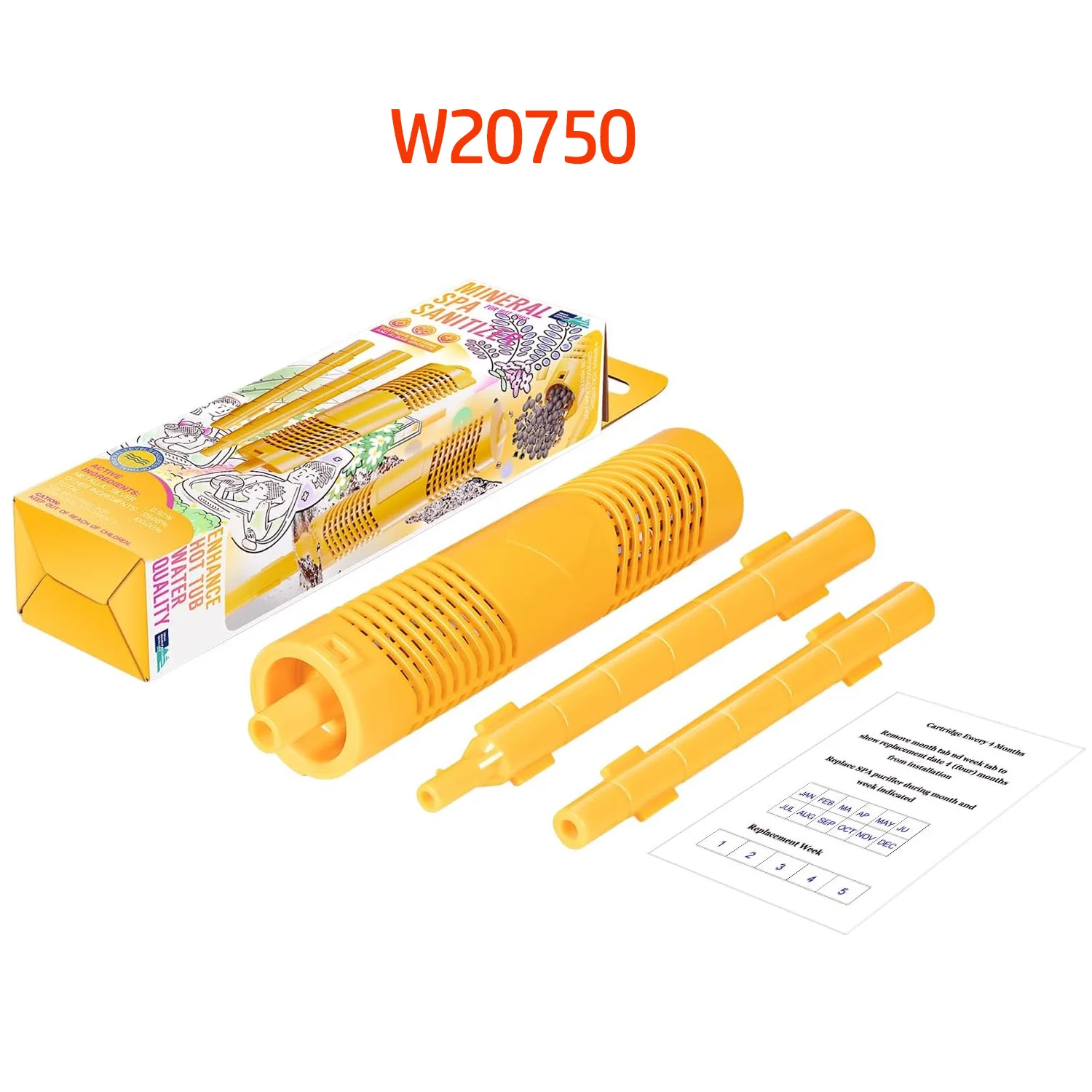 Nature2 SPA Stick Mineral Cartridge W20750 for All Hot Tubs & Spas System All Spa Flow Rates Up to 1000 gallons, 3Pcs/Set
Nature2 SPA Stick Mineral Cartridge W20750 for All Hot Tubs & Spas System All Spa Flow Rates Up to 1000 gallons, 3Pcs/Set