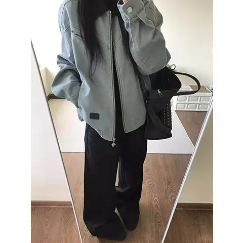 Осенние женские куртки, милые, темные, уникальные, абрикосовые, для похудения, в ромском стиле, классические, наклонные, из французского ягненка, цвета хаки, для девочек, плюс 
Осенние женские куртки, милые, темные, уникальные, абрикосовые, для похудения, в ромском стиле, классические, наклонные, из французского ягненка, цвета хаки, для девочек, плюс