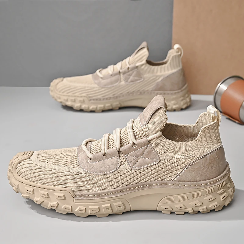 Мужская обувь высокого качества, тканая дышащая толстая подошва, нескользящая легкая мягкая подошва, удобная спортивная обувь для отдыха
Мужская обувь высокого качества, тканая дышащая толстая подошва, нескользящая легкая мягкая подошва, удобная спортивная обувь для отдыха