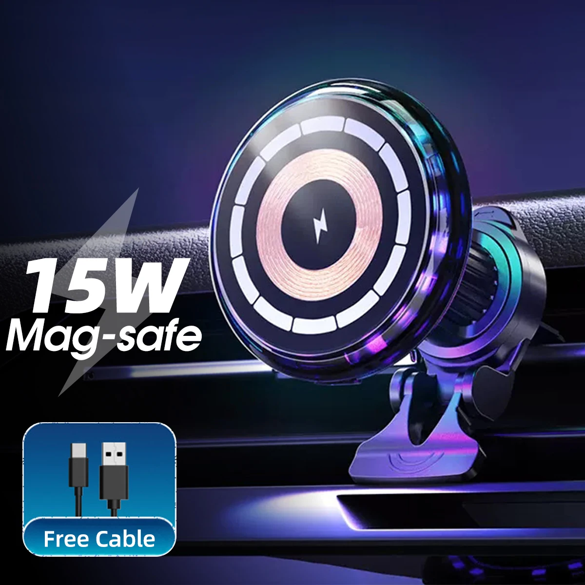 Magnetic Car Wireless Charger Phone Holder Stand for Car Magsafe Mount for iPhone 14 13 12 Promax Wireless Chargers Station
Magnetic Car Wireless Charger Phone Holder Stand for Car Magsafe Mount for iPhone 14 13 12 Promax Wireless Chargers Station