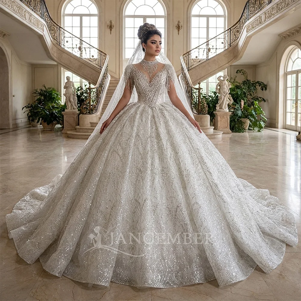 Jancember Princess Ball Gown Wedding Dresses 2026 Vestido De Novia Lace Backless Bridal Gowns Customized XS062
Jancember Princess Ball Gown Wedding Dresses 2026 Vestido De Novia Lace Backless Bridal Gowns Customized XS062