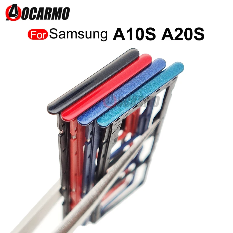 Aocarmo SIM Card For Samsung Galaxy A10S A20S A10e A102U Sim Tray Card Slot Holder Replacement Parts
Aocarmo SIM Card For Samsung Galaxy A10S A20S A10e A102U Sim Tray Card Slot Holder Replacement Parts