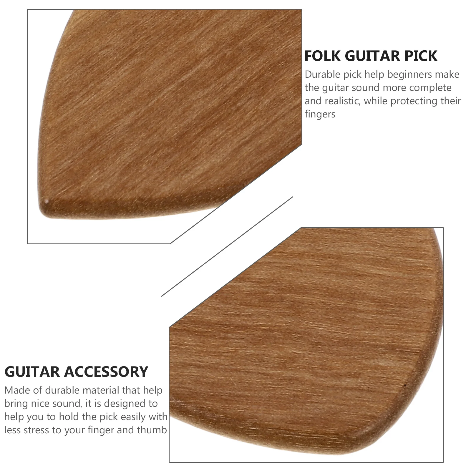 Olive Wood Pick Portable for Guitar Accessory Picks Acoustic Practical Plectrum Folk
Olive Wood Pick Portable for Guitar Accessory Picks Acoustic Practical Plectrum Folk