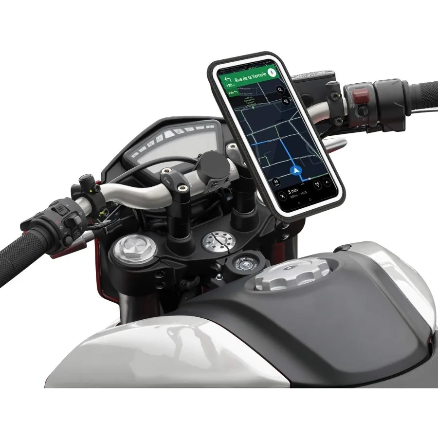 Magnetic Motorbike Phone Holder with AntiVibration Technology for Secure GPS Navigation on Rough Roads Waterproof Handlebar Mou
Magnetic Motorbike Phone Holder with AntiVibration Technology for Secure GPS Navigation on Rough Roads Waterproof Handlebar Mou