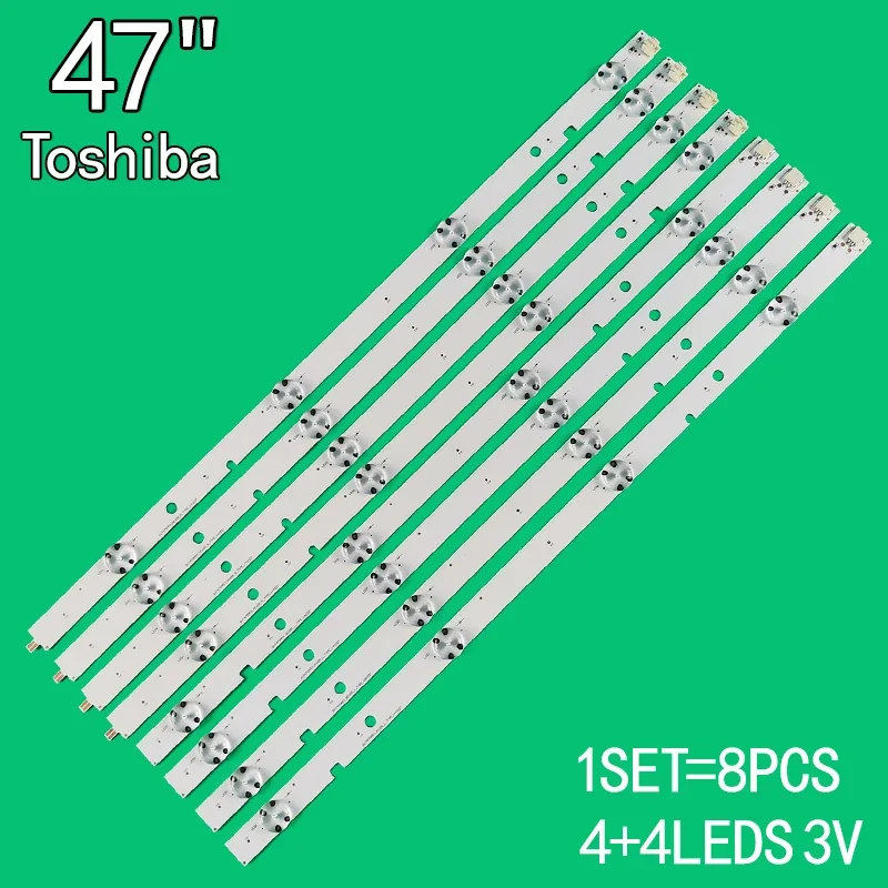 1Set=8PCS For Toshiba 47" LCD TV SVT470A53_REV05_L/R-Type_140227 47L6353DB 47L6453DB LC480DUJ-SGE1 TL470FS46-L 47L2400VM
1Set=8PCS For Toshiba 47" LCD TV SVT470A53_REV05_L/R-Type_140227 47L6353DB 47L6453DB LC480DUJ-SGE1 TL470FS46-L 47L2400VM