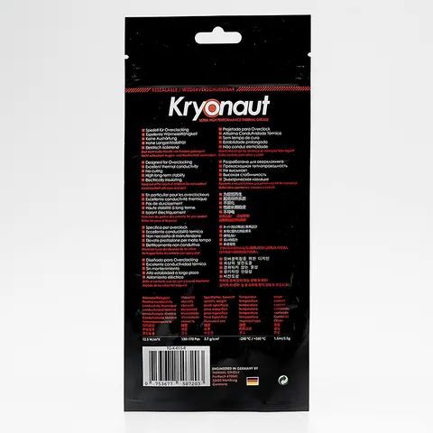 Thermal Grizzly Kryonaut Compound Thermal Paste สําหรับ GPU และ CPU Cooler จาระบีซิลิโคนระบายความร้อนประสิทธิภาพสูง