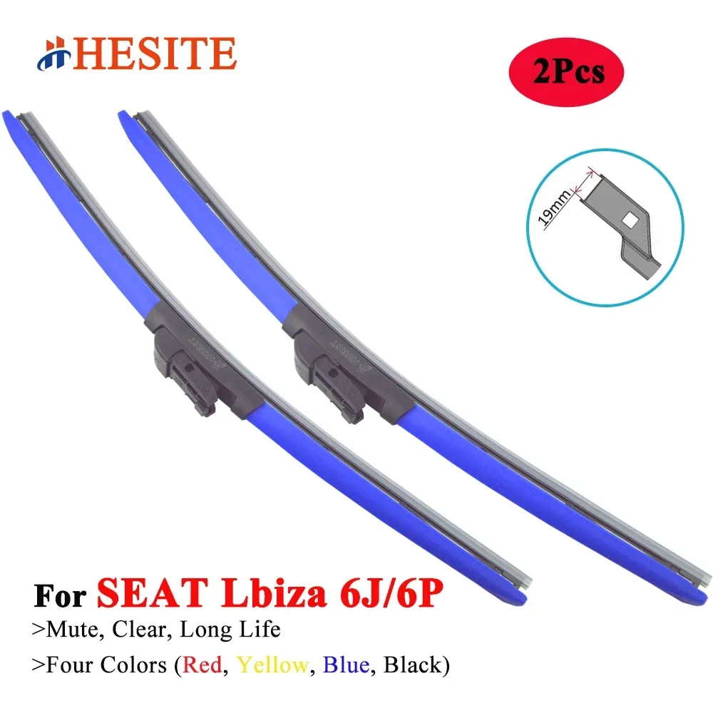 HESITE Colorful Windshield Wiper Blades For SEAT Lbiza 6J 6P 2008 2009 2010 2011 2012 2015 2016 2017 Car Exterior Replacement
HESITE Colorful Windshield Wiper Blades For SEAT Lbiza 6J 6P 2008 2009 2010 2011 2012 2015 2016 2017 Car Exterior Replacement