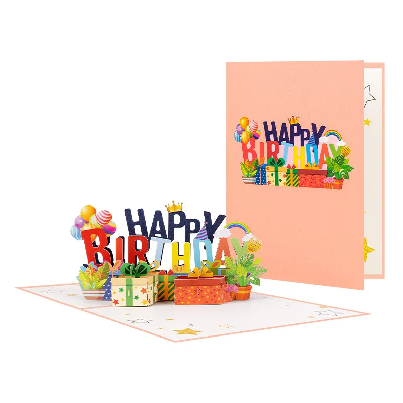 2Pcs Creative 3D Pop-Up Birthday Card Happy Birthday Wishes, Green Plants, Handmade Text-Only Card, Paper Sculpture Gift
2Pcs Creative 3D Pop-Up Birthday Card Happy Birthday Wishes, Green Plants, Handmade Text-Only Card, Paper Sculpture Gift