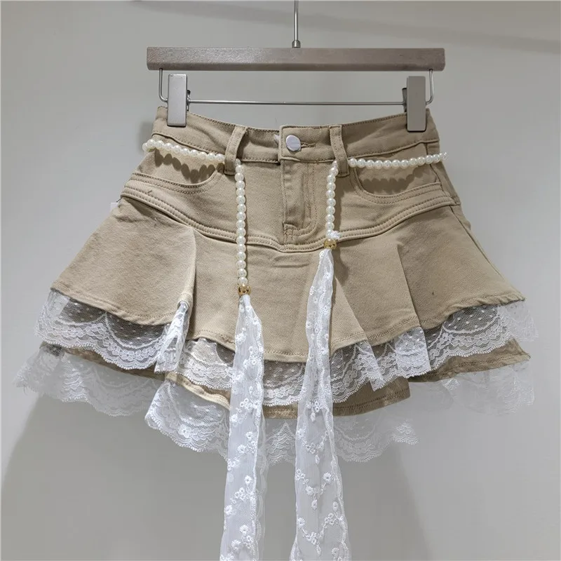 Cake Skirt for Women, 2026 New Arrival High Waist with Belt Petites White A-line Puffy Denim Skirt for Girls
Cake Skirt for Women, 2026 New Arrival High Waist with Belt Petites White A-line Puffy Denim Skirt for Girls
