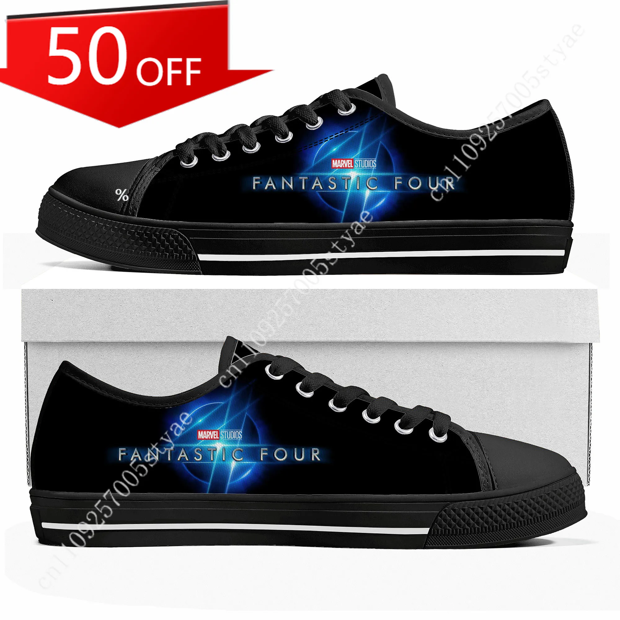 Кроссовки Marvel Fantastic Four Low Top высокого качества, мужские и женские, повседневные, из канваса, на заказ
Кроссовки Marvel Fantastic Four Low Top высокого качества, мужские и женские, повседневные, из канваса, на заказ