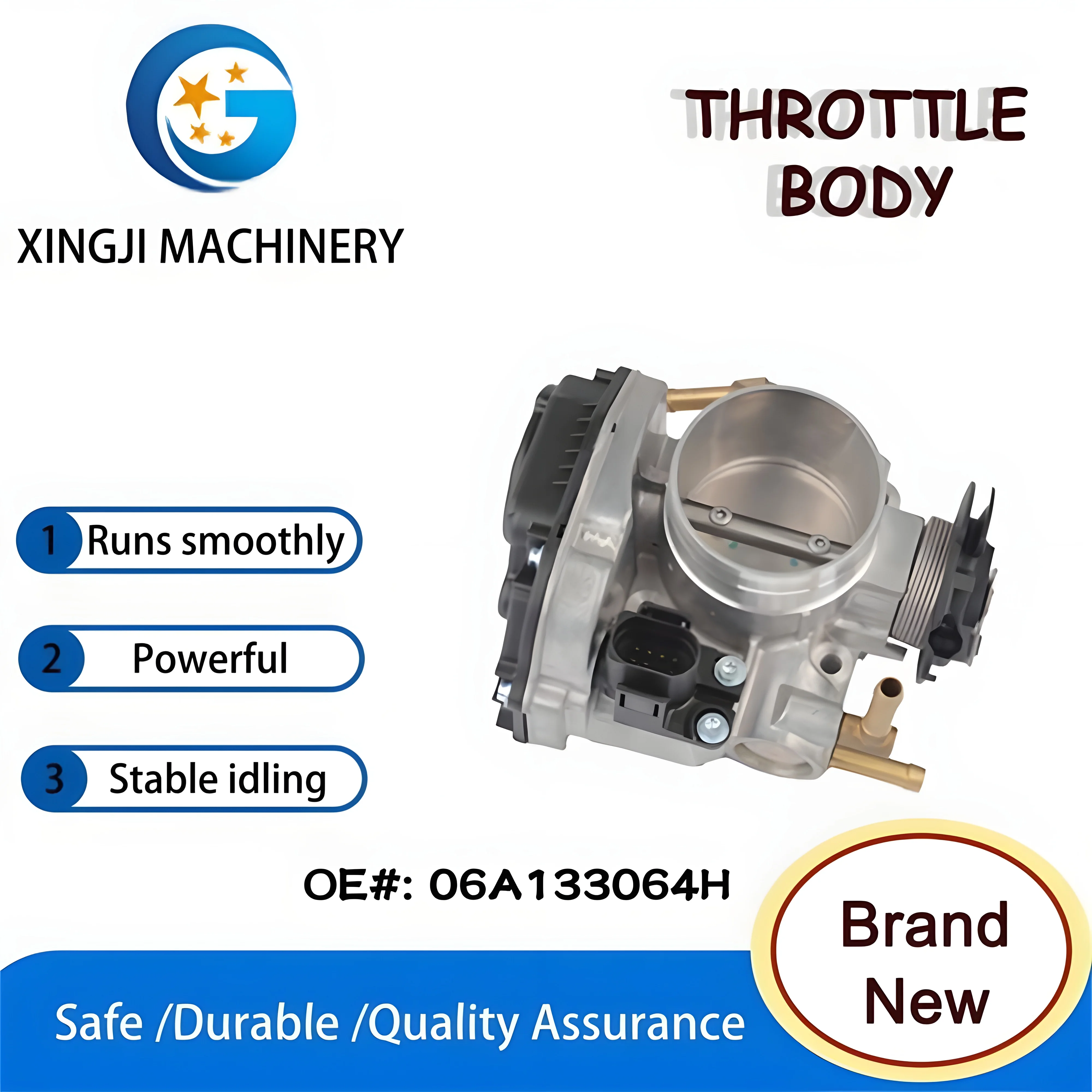 XingJi Parts Throttle body OE 06A133064H 408-237-111-017Z Fit for Skoda Octavia (1U2) 2.0
XingJi Parts Throttle body OE 06A133064H 408-237-111-017Z Fit for Skoda Octavia (1U2) 2.0