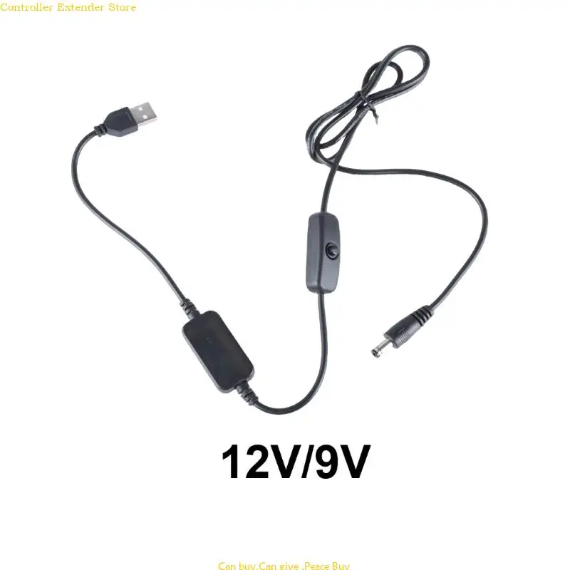 USB Charging Cable, USB 5V to DC12V/9V Voltages Step Up Converters Cable Power Supply Cord with Switcher Power Adapter
USB Charging Cable, USB 5V to DC12V/9V Voltages Step Up Converters Cable Power Supply Cord with Switcher Power Adapter