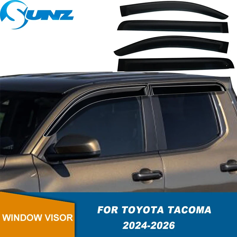 Window Visor For Toyota Tacoma 2024 2025 2026 Car Side Window Wind Deflectors Sun Rain Deflector Guard
Window Visor For Toyota Tacoma 2024 2025 2026 Car Side Window Wind Deflectors Sun Rain Deflector Guard