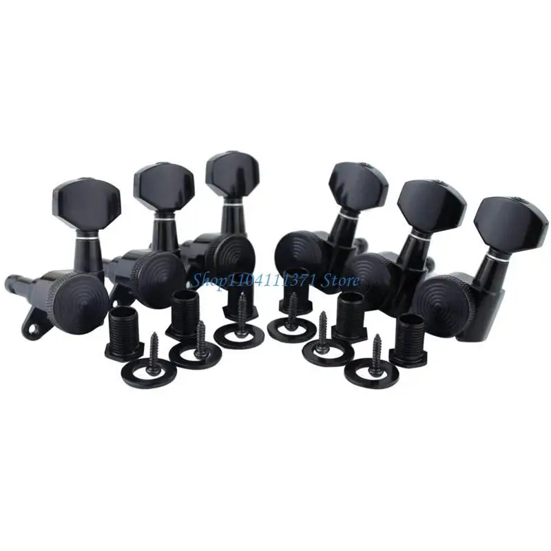 P9FC 6Pcs 6L 3R+3L Guitar Locking Tuners, 1:18 Lock String Tuning for Key Pegs Machine Heads for LP SG Electric Guit
P9FC 6Pcs 6L 3R+3L Guitar Locking Tuners, 1:18 Lock String Tuning for Key Pegs Machine Heads for LP SG Electric Guit