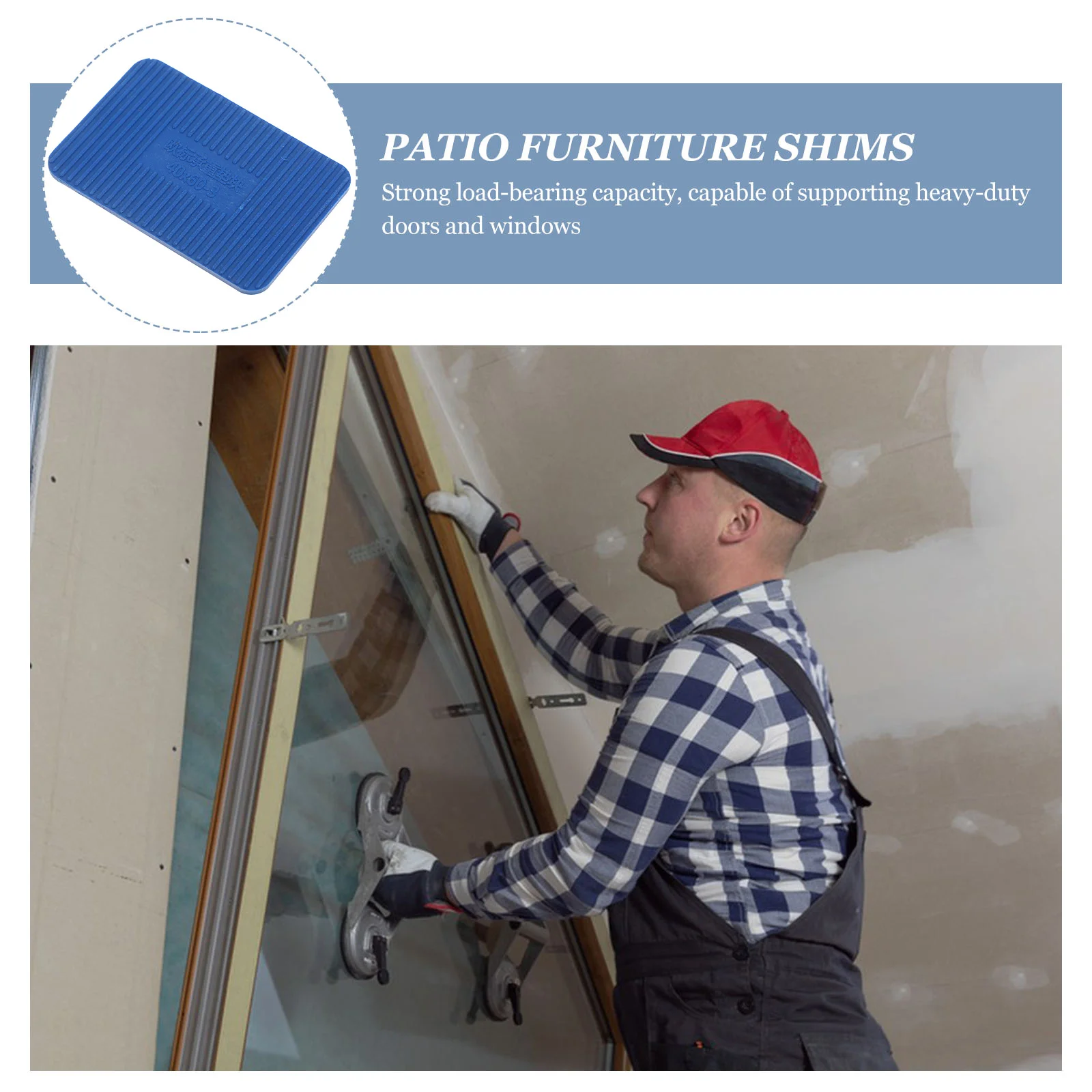 100Pcs Window Door Leveling Shims Plastic Flat Shims Heavy Duty Support for Patio Furniture Tile Heavy Load Bearing Vibration
100Pcs Window Door Leveling Shims Plastic Flat Shims Heavy Duty Support for Patio Furniture Tile Heavy Load Bearing Vibration