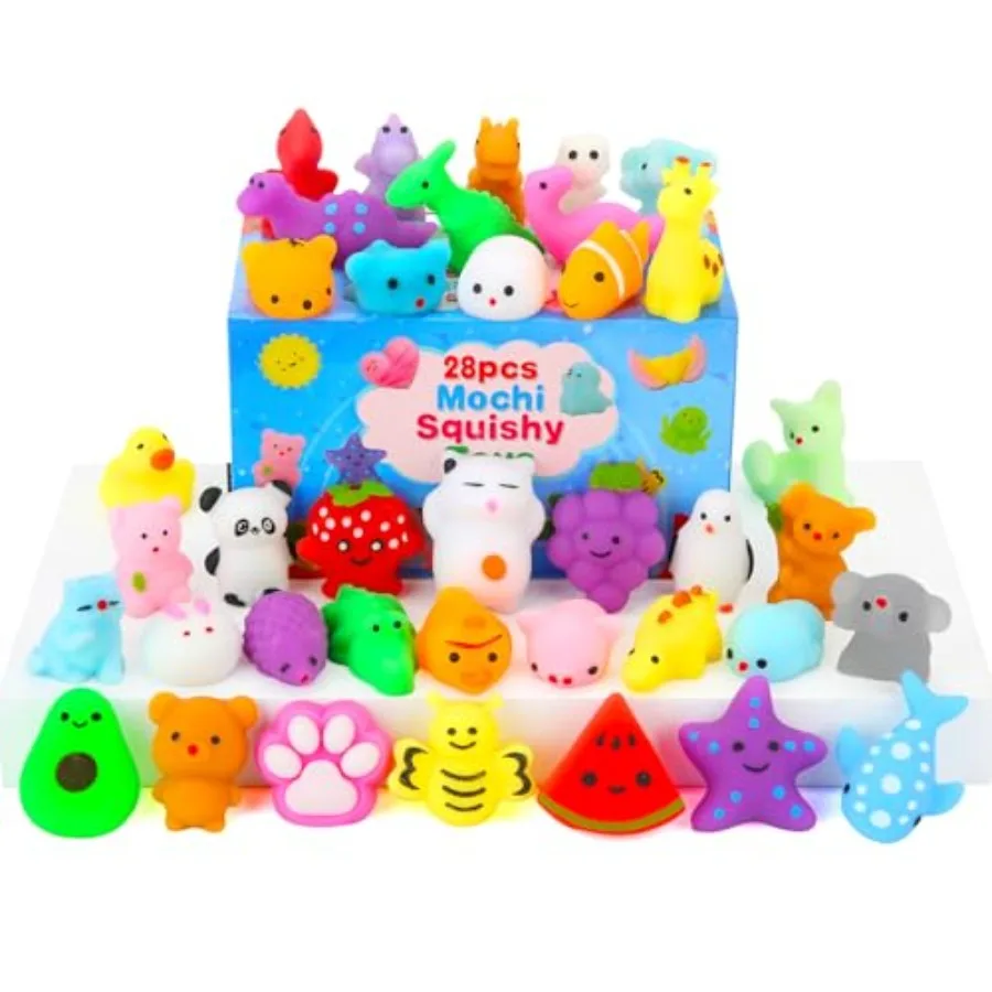 Squishy Toys, 28 Pack Kawaii Squishies and Cards, Gifts for Goodie Bag Stuffers, Party Favors for 4-8 8-12, Treasure Box Classr
Squishy Toys, 28 Pack Kawaii Squishies and Cards, Gifts for Goodie Bag Stuffers, Party Favors for 4-8 8-12, Treasure Box Classr
