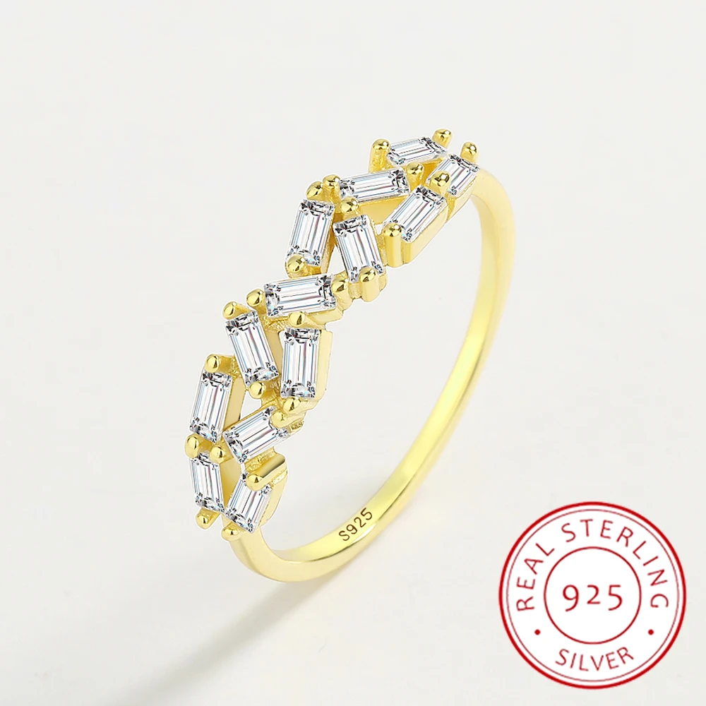 2022 NEW Luxury 18K Gold Double Irregular Small Diamonds Couple Ring For Women Genuine Sterling Silver Anniversary Gift Jewelry
2022 NEW Luxury 18K Gold Double Irregular Small Diamonds Couple Ring For Women Genuine Sterling Silver Anniversary Gift Jewelry