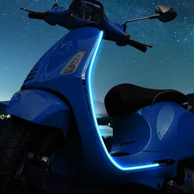 2m Motorcycle LED Ambient Decorative Strip Light Car DRL Styling Flexible Atmosphere Lights APP Control Waterproof Lamp
2m Motorcycle LED Ambient Decorative Strip Light Car DRL Styling Flexible Atmosphere Lights APP Control Waterproof Lamp