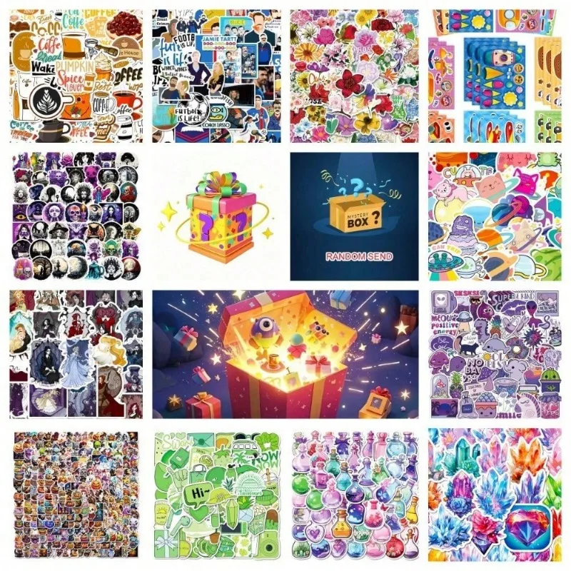 Mysterious Surprise Sticker Gift Box Blind Box Blind Selection, Suitable For Birthday And Festival Gifts. Random Style 50pcs Stickers, A Surprise Gift For Him And Her
Mysterious Surprise Sticker Gift Box Blind Box Blind Selection, Suitable For Birthday And Festival Gifts. Random Style 50pcs Stickers, A Surprise Gift For Him And Her