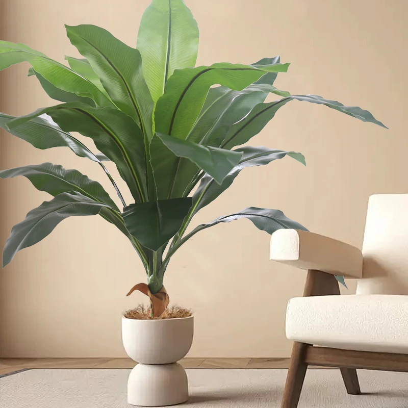 Artificial Plants Large Tropical Palm Tree Fake Banana Plants Leaves Real Touch Plastic Monstera For Home Garden DIY Decortion
Artificial Plants Large Tropical Palm Tree Fake Banana Plants Leaves Real Touch Plastic Monstera For Home Garden DIY Decortion