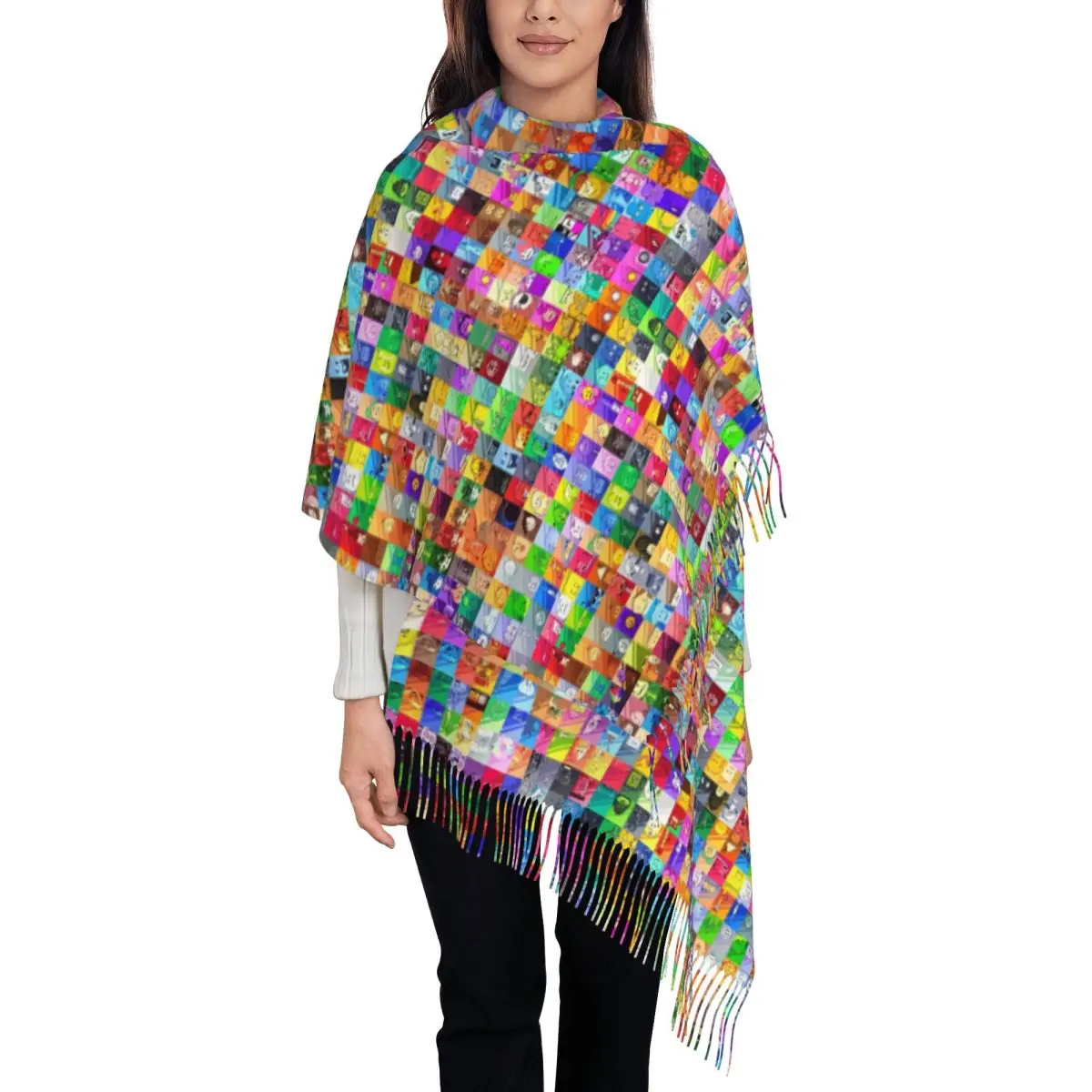 Женский шарф с кисточкой Bfding, длинная зимняя теплая шаль с героями мультфильмов и накидка, подарки Bfdi, шарфы из пашмины
Женский шарф с кисточкой Bfding, длинная зимняя теплая шаль с героями мультфильмов и накидка, подарки Bfdi, шарфы из пашмины