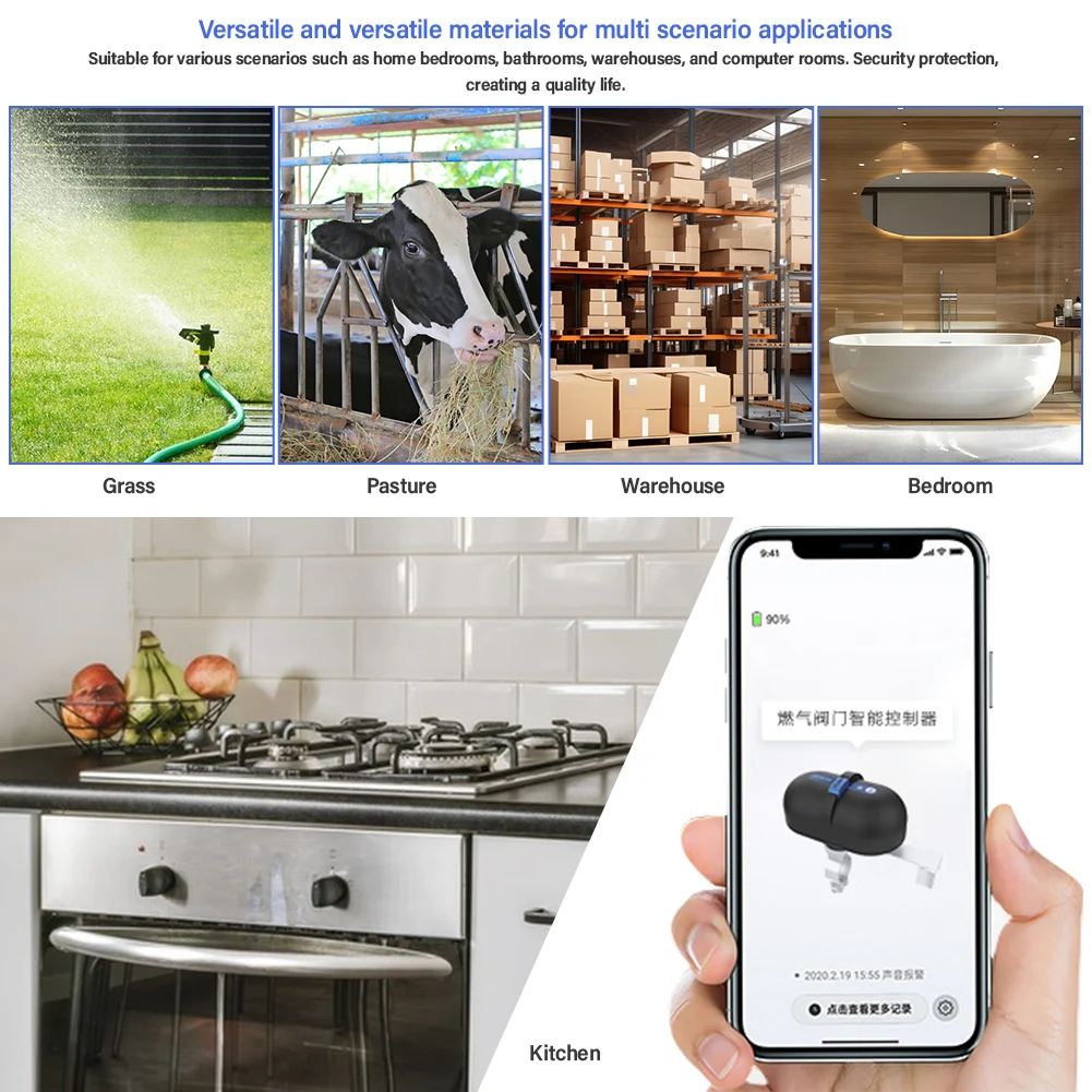 Automatic Water Valve Smart Valve Controller Family Sharing Gas Valve Control Home Security Irrigation Control Timer Automation
Automatic Water Valve Smart Valve Controller Family Sharing Gas Valve Control Home Security Irrigation Control Timer Automation