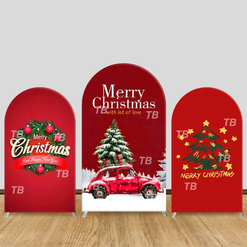 Christmas Red Theme Arch Backdrop Cover Wreath Decor Photo Booth Background Holiday Party Supplies
Christmas Red Theme Arch Backdrop Cover Wreath Decor Photo Booth Background Holiday Party Supplies