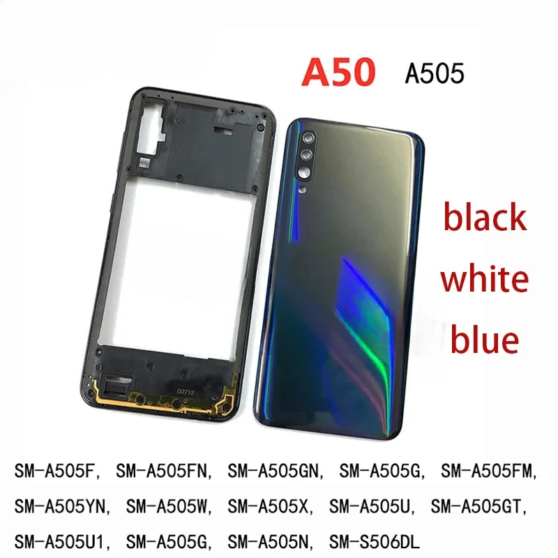 Для Samsung Galaxy A50 2019 A505 A505F A505DS корпус средняя рамка крышка + задняя крышка аккумулятора задняя крышка + детали объектива камеры
Для Samsung Galaxy A50 2019 A505 A505F A505DS корпус средняя рамка крышка + задняя крышка аккумулятора задняя крышка + детали объектива камеры
