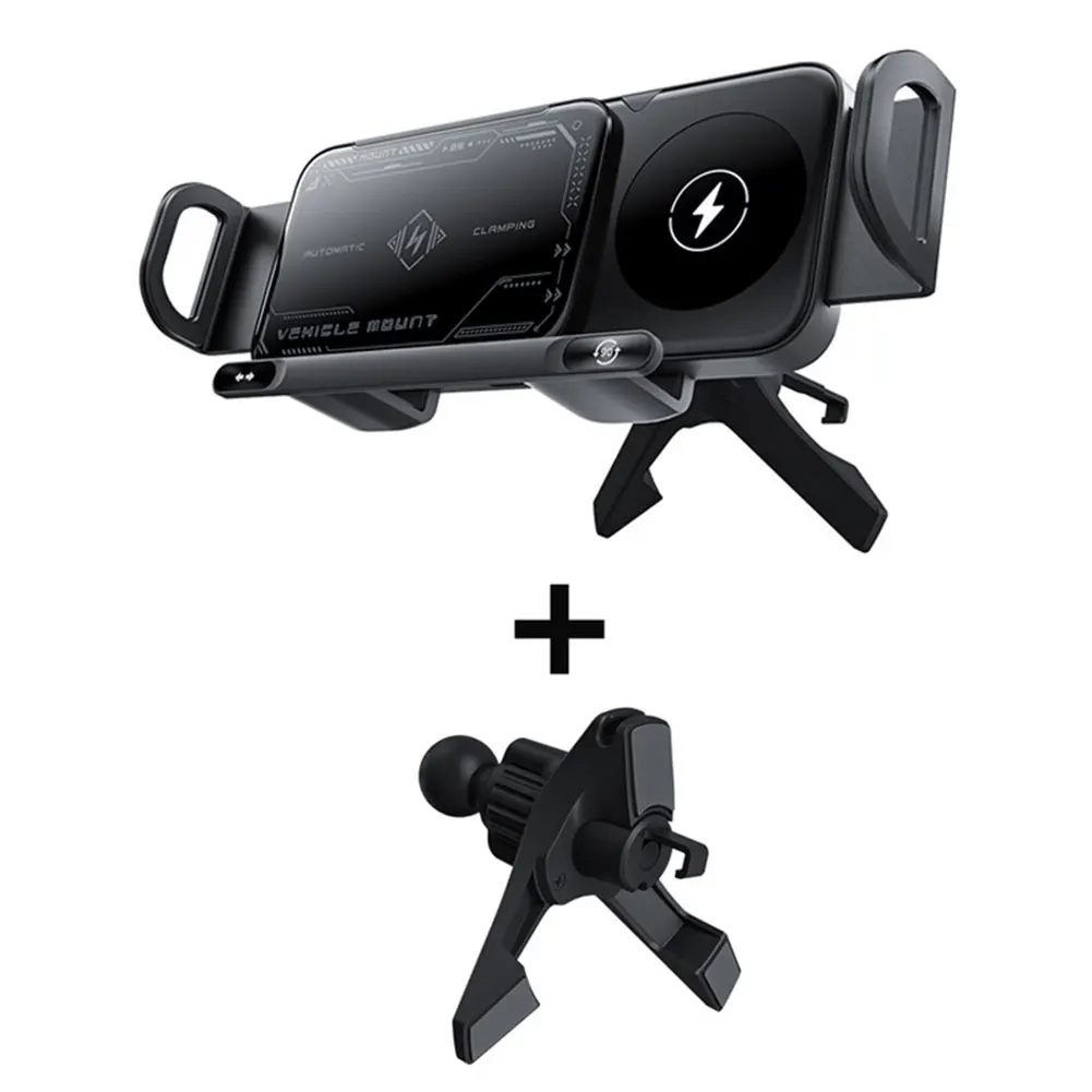 15W Car Wireless Charger Dual Coil Fold Screen Phone Holder Touch Rotation Phone Mount for Smartphone/Pad/Foldable Phone/Tablet
15W Car Wireless Charger Dual Coil Fold Screen Phone Holder Touch Rotation Phone Mount for Smartphone/Pad/Foldable Phone/Tablet