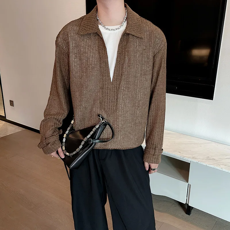 Мужской трикотажный комплект Ele V-Ne Long Sve: свободный крой, повседневный стиль, с вырезами, имитация двухслойности, полиэстер
Мужской трикотажный комплект Ele V-Ne Long Sve: свободный крой, повседневный стиль, с вырезами, имитация двухслойности, полиэстер