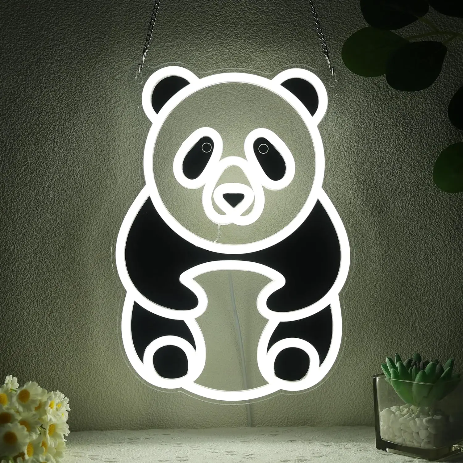 Panda Neon Sign USB Dimmable Animal LED Neon Light for Bedroom Game Room Party Home Decoration Birthday Gift
Panda Neon Sign USB Dimmable Animal LED Neon Light for Bedroom Game Room Party Home Decoration Birthday Gift