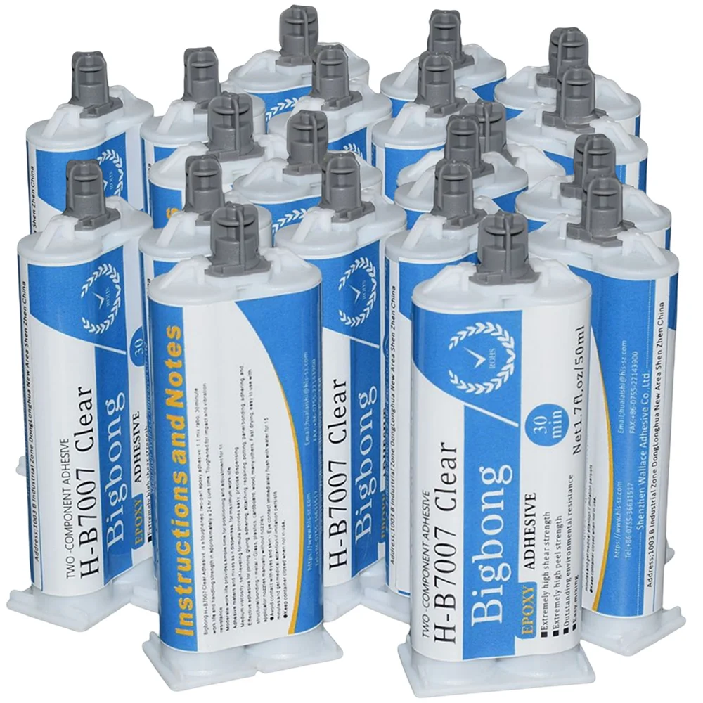 20pcs Epoxy Resin 50ml 1:1 Transparent Structural Adhesives AB Glues Curing Time 30 Minutes for 50ml Caulking Gun 1:1 Glue Guns
20pcs Epoxy Resin 50ml 1:1 Transparent Structural Adhesives AB Glues Curing Time 30 Minutes for 50ml Caulking Gun 1:1 Glue Guns