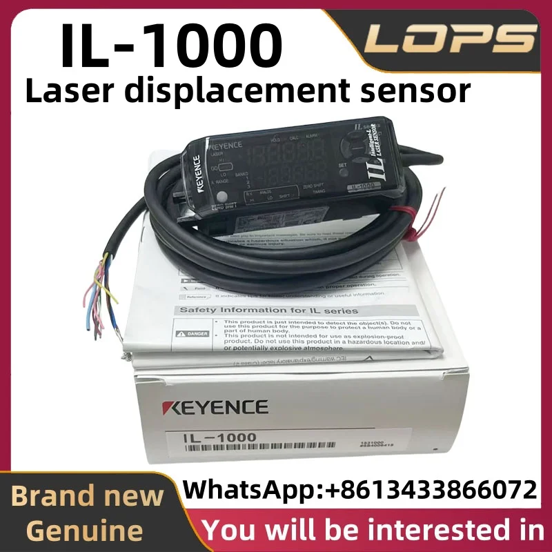 IL-1000 KEYENCE Новый оригинальный лазерный датчик смещения, усилитель, в наличии, добро пожаловать на консультацию.
IL-1000 KEYENCE Новый оригинальный лазерный датчик смещения, усилитель, в наличии, добро пожаловать на консультацию.
