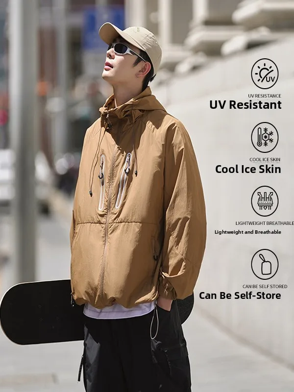 Manner Street Style Sportswear Ice Skin Lightweight Quick Dry Men's Sun Protection UV Protection Breathable Fashionable Summe...
Manner Street Style Sportswear Ice Skin Lightweight Quick Dry Men's Sun Protection UV Protection Breathable Fashionable Summe...