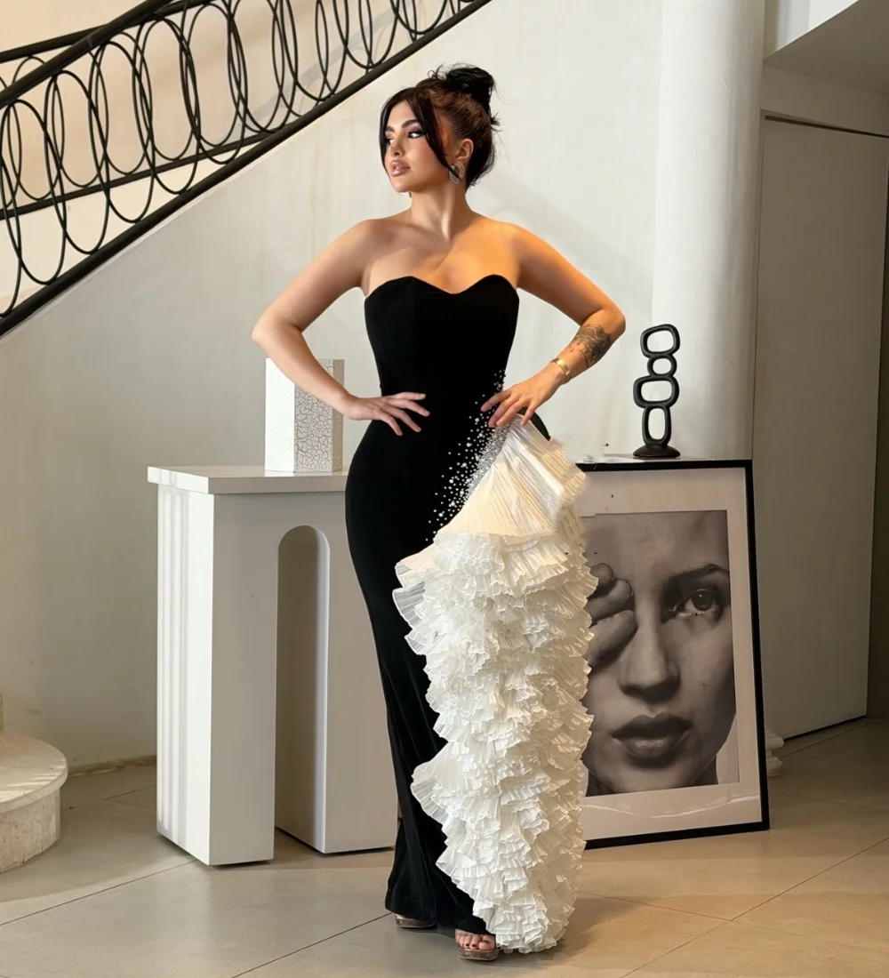 Customized Intricate Fashion Jersey Beading Sequined Pastrol Pleat Ruched Straight Strapless Long Dresses Evening Dresses
Customized Intricate Fashion Jersey Beading Sequined Pastrol Pleat Ruched Straight Strapless Long Dresses Evening Dresses