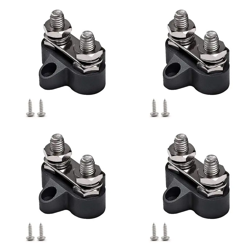 2025 Trend 4X Terminal Block Studs M8 48V Junction Block Bus Bar Dual Heavy Duty Power Distribution Stud For Truck RV Boat,Black
2025 Trend 4X Terminal Block Studs M8 48V Junction Block Bus Bar Dual Heavy Duty Power Distribution Stud For Truck RV Boat,Black