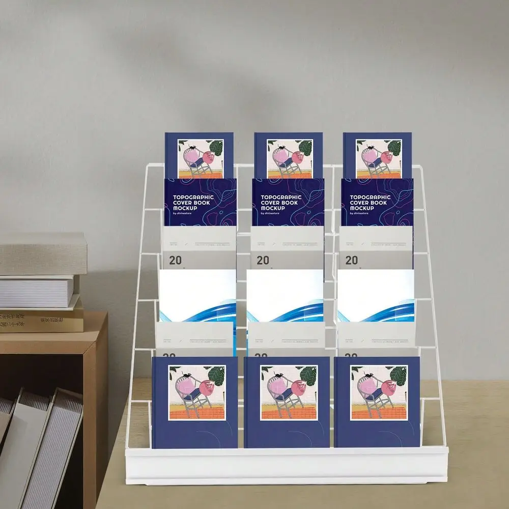 Magazine Rack No Assembly Required, Book Signing Rack, Book Display Rack, 4 Tiered Tabletop Records Display, Comic Book Magazin
Magazine Rack No Assembly Required, Book Signing Rack, Book Display Rack, 4 Tiered Tabletop Records Display, Comic Book Magazin