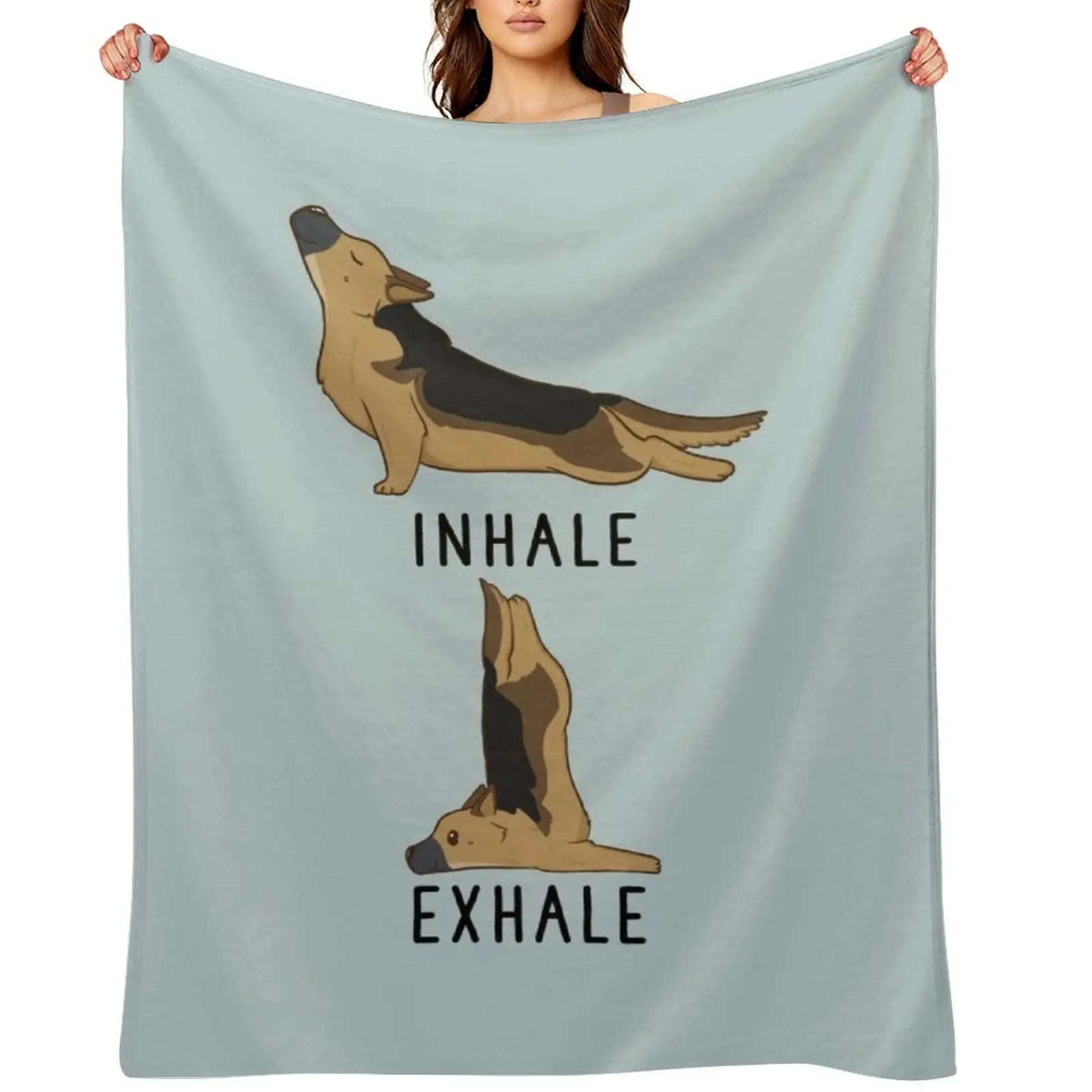 Inhale Exhale German Shepherd Yoga Throw Blanket warm winter Picnic Bed Fashionable Sofa Throw Blankets
Inhale Exhale German Shepherd Yoga Throw Blanket warm winter Picnic Bed Fashionable Sofa Throw Blankets