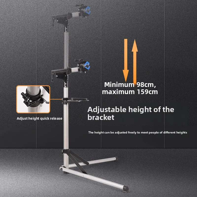 Foldable & Telescopic Bicycle Repair Stand Aluminum Alloy for Mountain Bike & Road Bike Indoor Outdoor Workbench
Foldable & Telescopic Bicycle Repair Stand Aluminum Alloy for Mountain Bike & Road Bike Indoor Outdoor Workbench