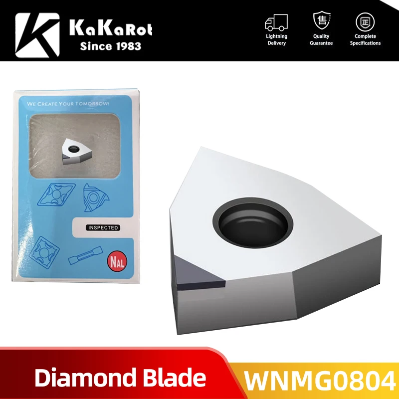 Алмазная вставка KaKarot WNMG080404 WNMG080408, WNMG 080404 080408 PCD, торцевая фреза из алюминиевого сплава, инструмент, карбидный токарный станок с ЧПУ CBN
Алмазная вставка KaKarot WNMG080404 WNMG080408, WNMG 080404 080408 PCD, торцевая фреза из алюминиевого сплава, инструмент, карбидный токарный станок с ЧПУ CBN