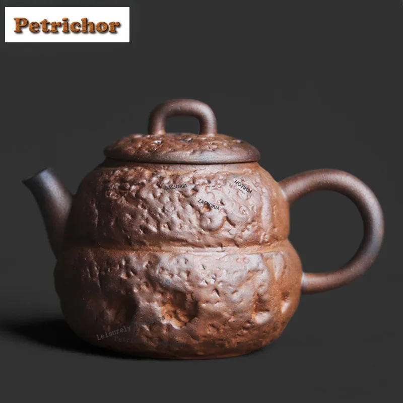 Чайник из грубой керамики 130 мл с текстурой старинной глины, традиционный заварочный чайник с отверстием для заварки, посуда для приготовления чая
Чайник из грубой керамики 130 мл с текстурой старинной глины, традиционный заварочный чайник с отверстием для заварки, посуда для приготовления чая