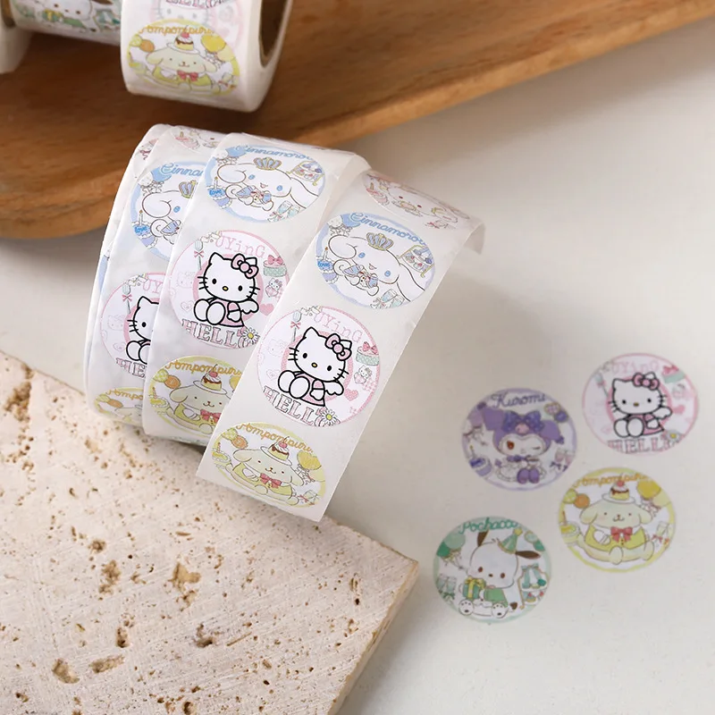 500pcs/Roll Sanrio Cute Cartoon Badge Sealing Sticker DIY PVC Laptop Decals Decoration Stiker Reward Gift Toys
500pcs/Roll Sanrio Cute Cartoon Badge Sealing Sticker DIY PVC Laptop Decals Decoration Stiker Reward Gift Toys