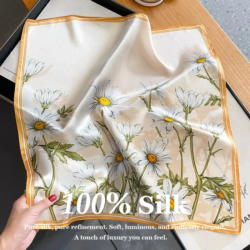 53x53cm Small Square Silk Scarf Bandana Bag Accessory Headband Luxury Hijab Design Office Lady Hairband Hair Scarf Neckerchief
53x53cm Small Square Silk Scarf Bandana Bag Accessory Headband Luxury Hijab Design Office Lady Hairband Hair Scarf Neckerchief